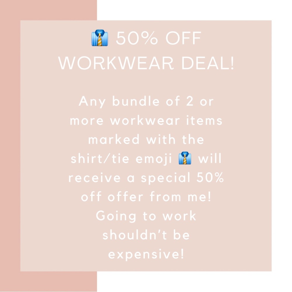 👔 50% off all Workwear Bundles!